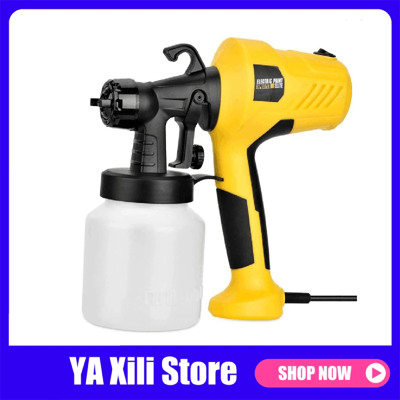 

Spray Gun 334ML 400W High Power Home Electric Paint Sprayer 3 Nozzle Easy Spraying and Clean Perfect for Beginner EU US UK Plug