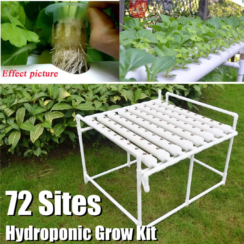 72 сайт гидропоники Системы кассета для рассады горшок помещений и сад расти
