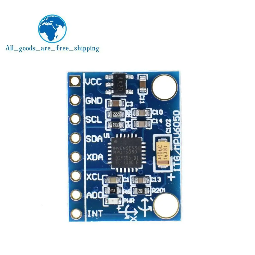 TZT GY-521 MPU-6050 MPU6050 Модуль 3 оси аналоговый гироскоп Датчики+ 3 оси акселерометр модуль
