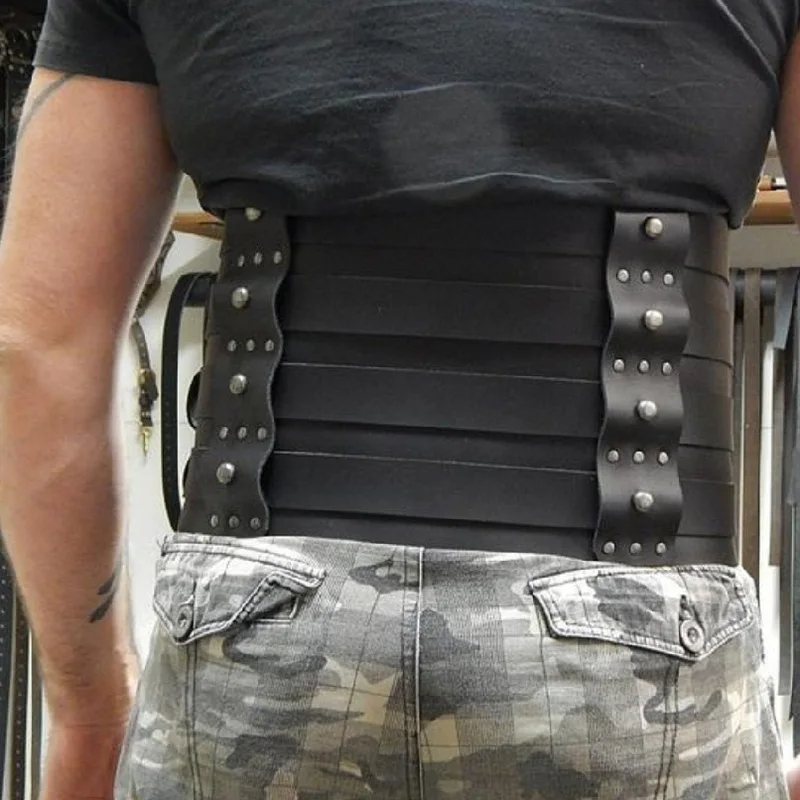 Ремень для косплея мужской широкий винтажный средневековья | Тематическая