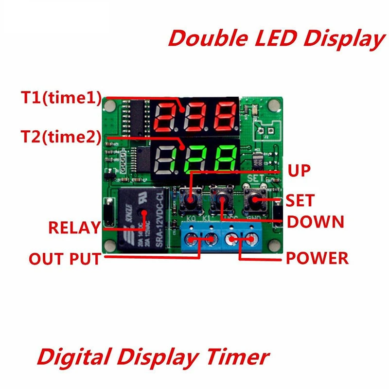 5V Digital Temperature Controller Module Thermostat Switch + Waterproof Mini NTC Sensor Control Board | Обустройство дома