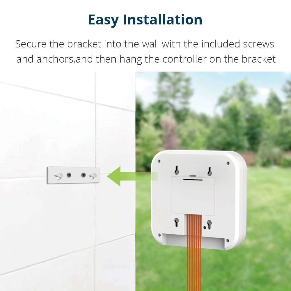 Умный ороситель для сада Tuya прибор управления поливом 8 зон Wi Fi таймер управление