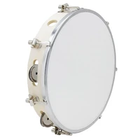 10 in tambourine capoeira leather drum tambourine samba brasil wooden tambourine precussion music instrument for sale 150 d