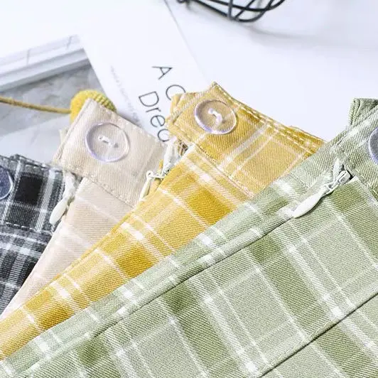

Pleated skirt with high waist and thin student's skirt in spring and summer