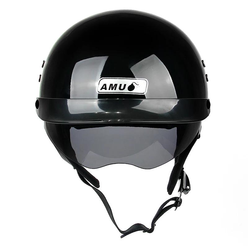 DOT Certificated Motorbike Half Face Retro Helmet German Vintage Style Men Summer Head Protection Motorcycle Helmet enlarge