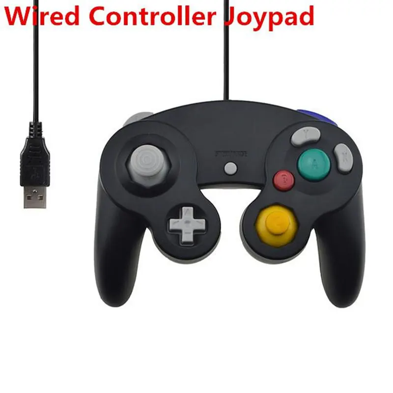 

Проводной Вибрационный контроллер HobbyLane для геймпада ПК, джойстик для Nintendo, геймпад для NGC, MAC геймпад для компьютера d29