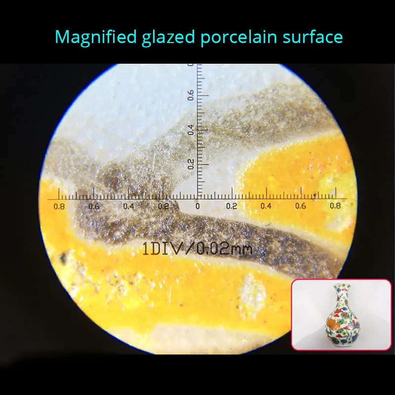

Mini Microscope 80x 100X 150x Handle Pocket Magnifier with Scale for Seeing Micro Substances under High Magnification