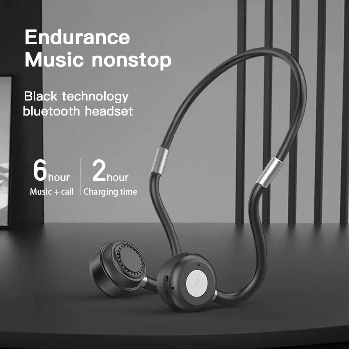 Беспроводные наушники Bluetooth 5 0 проводящие костные Спортивная уличная гарнитура с