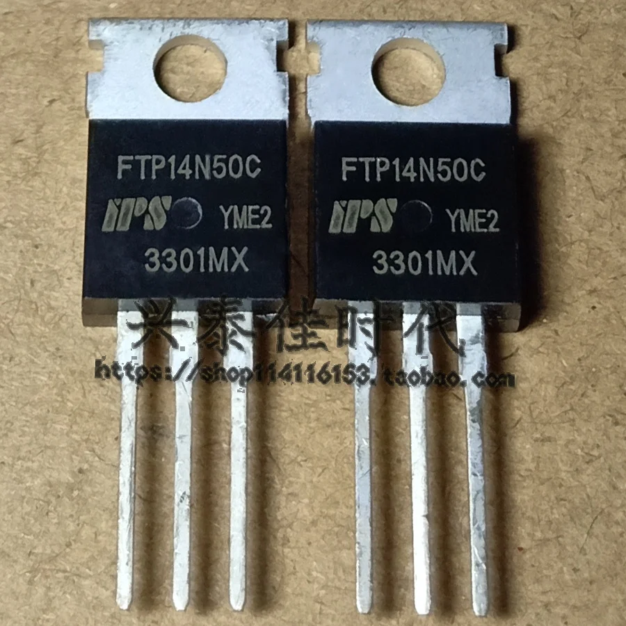 

Оригинал 2 шт./FTP14N50C 14A500V TO-220