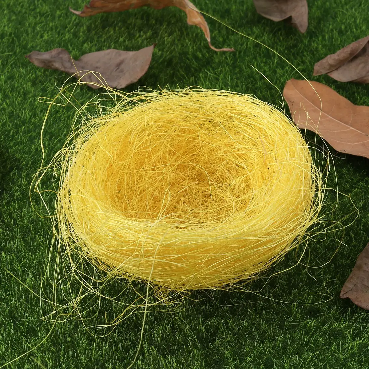 3 шт. искусственное гнездо пасхальное украшение мини цветная нить Птичье гнезда