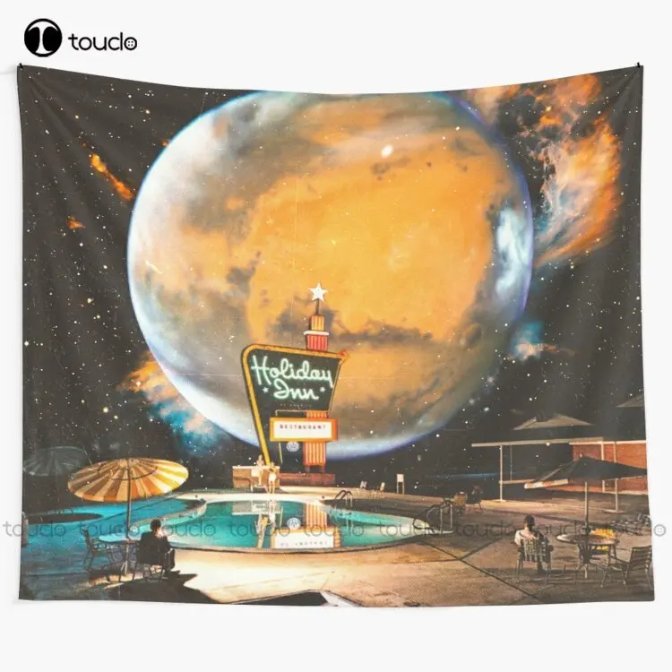 

The Holiday Inn Space Tapestry Tapestry Sizes Tapestry Wall Hanging For Living Room Bedroom Dorm Room Home Decor Wall Covering