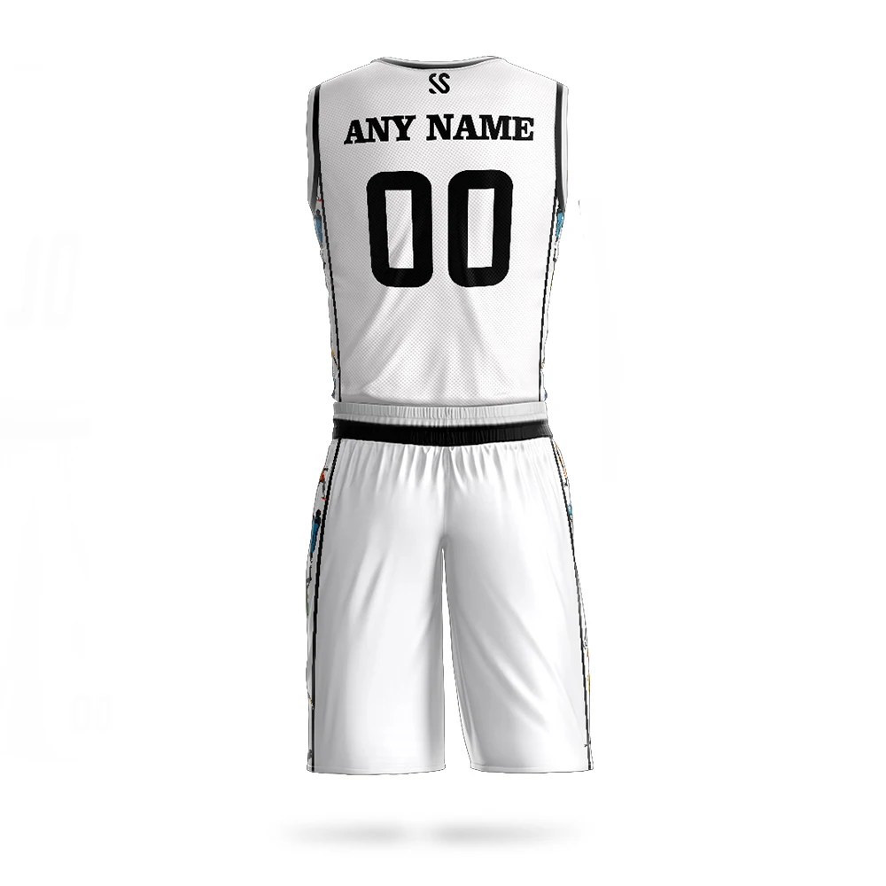 

Wholesale Adult Child Kids Basketball Jerseys Custom College Basketball Suits Shirts Shorts Digital Sublimation Printing