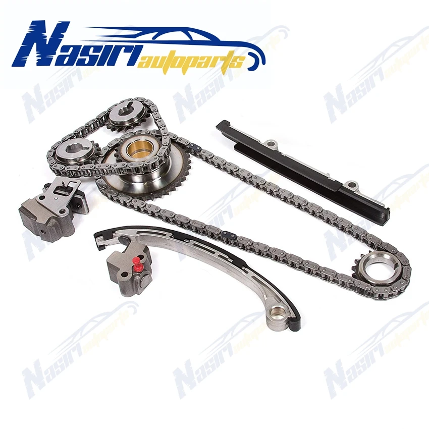 Однорядный комплект зубчатой цепи двигателя подходит для NISSAN 2.4L ALTIMA FRONTIER XTERRRA KA24DE