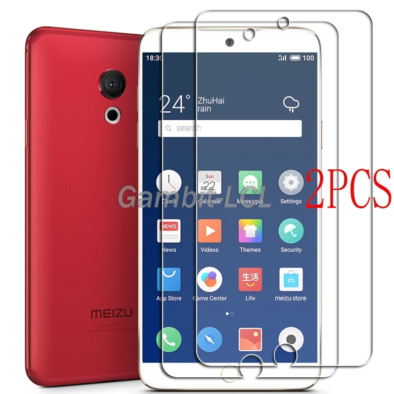 Закаленное стекло для Meizu 15 Lite (M15) защитная пленка экрана Plus Защитная