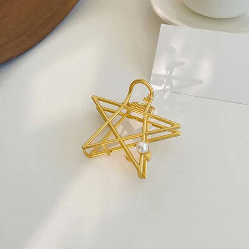 

New fashion Woman Elegant Geometric Metal Hair Claws Hollow Hair Clips Hairpins Barrettes Girls Hair Accessories Headwear