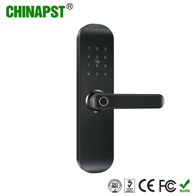 

WIFI Tuya APP Remote Control Wireless Smart Fingerprint Door Lock with Touch Screen Keypad PST-E202