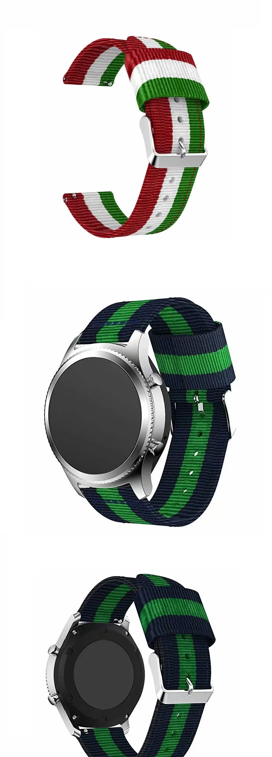 Для Amazfit GTR 47 мм ремешок нейлоновый тканый 22 мм ремешок для часов браслет для huawei GT ремешок для часов Amazfit Pace/Stratos 2 2S