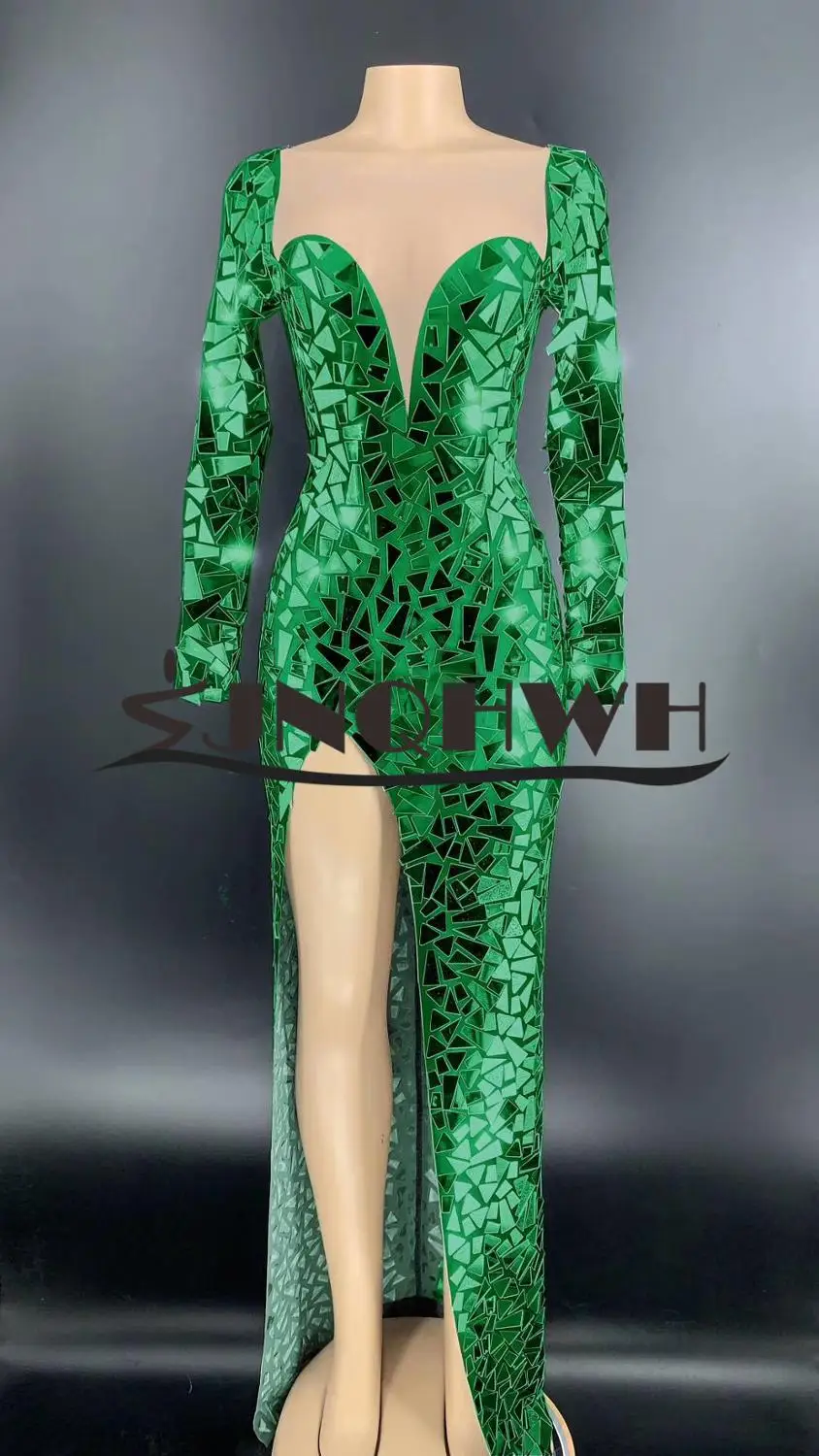 

Женские сексуальные платья с длинным рукавом и v-образным вырезом, красные, серебристые, зеленые, фиолетовые, золотистые, синие, облегающие, ...