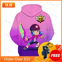 2021 boys girls shooter childrens crow game 3d print hoodie womens clothing sweatshirts thin women kids leon tops