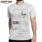 Adventure Time BMO футболка для мужчин, новые, хлопковые футболки с круглым вырезом, одежда с коротким рукавом, подарок на день рождения