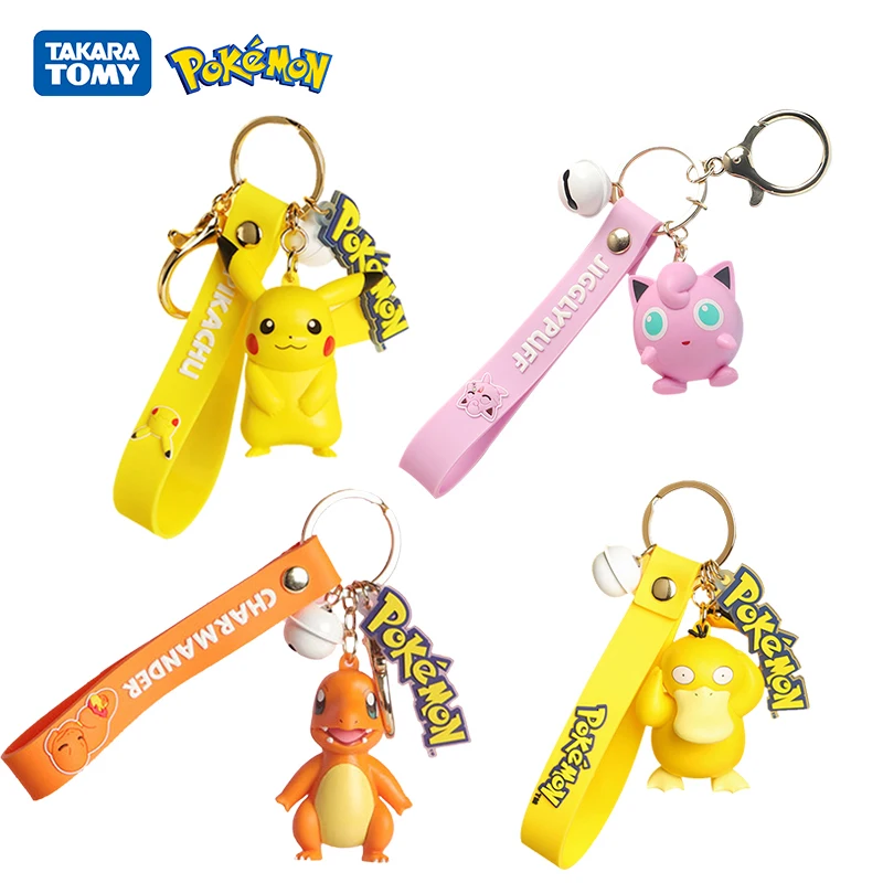 TAKARA TOMY Покемон Аниме экшн фигурки Пикачу Diy брелок кукла подвеска украшение