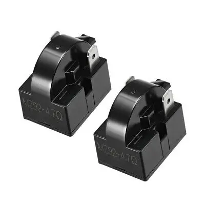 

2 предмета 4,7 Ohm 2 Pin холодильник стартер PTC реле черного цвета