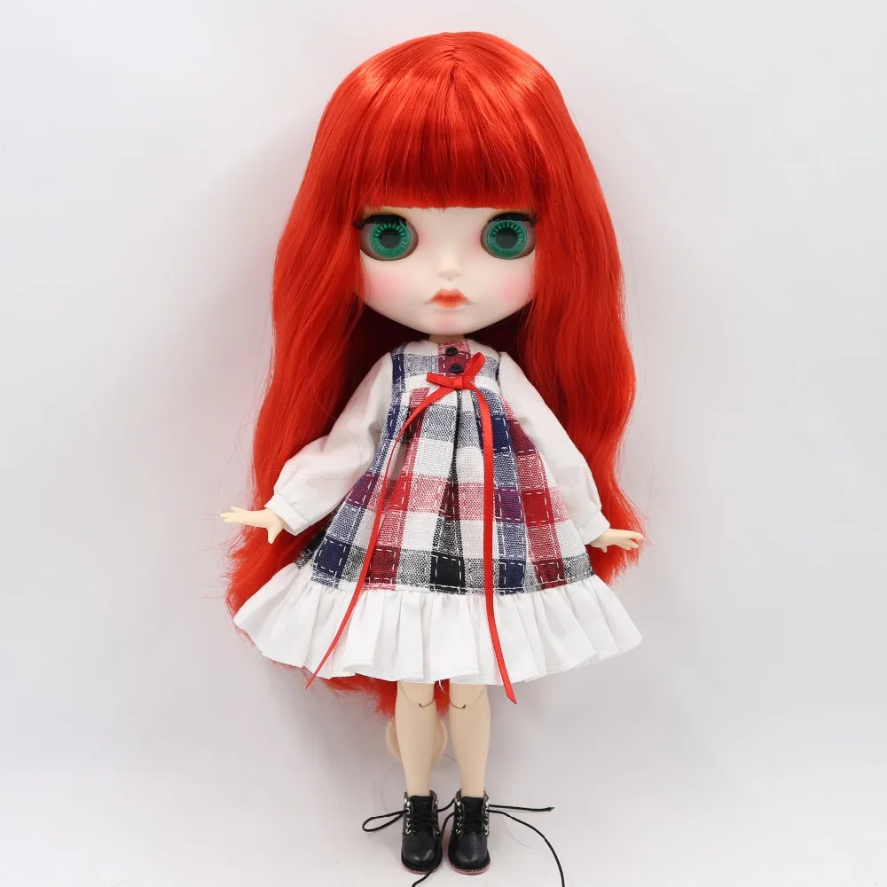 Ледяная кукла DBS Blyth 1/6 cutom белая кожа шарнир Подгонянная под тело игрушка для
