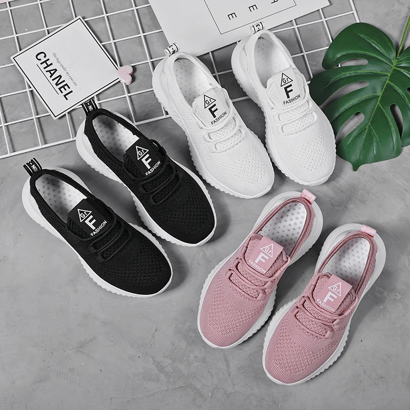 Женские сетчатые кроссовки MAIJION дышащие на шнуровке повседневная обувь