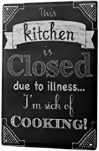 

Жестяные таблички для декора, высказывания, кухонная Закрытая металлическая пластина для готовки 8x12