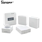 Датчик температуры и влажности SONOFF Zigbee, беспроводной переключатель с датчиком движения для окон и дверей, Zigbee 3,0