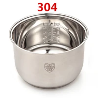 304 stainless steel rice cooker inner container non stick cooking pot replacement accessories kitchen food rice cooker liner
