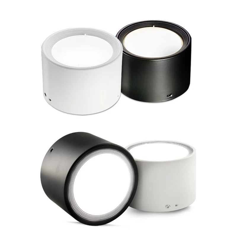 

Ceiling Light Downlight Spotlights 5W12W15W18W Living Lamp Nordic Lighting for Kitchen Bathroom Spotlight Surface Mounted AC220V