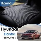 Кожаные коврики для багажника автомобиля Kcimo для Hyundai Elantra Cn7 2020 2021, Задняя подкладка для груза, коврик для багажника, автомобильные коврики, напольный коврик