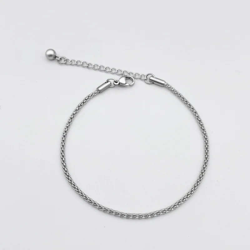 

Stainless Steel Multilayer Square Pearl Bracelet Hip Hop Trend Box Titanium Steel Bracelet