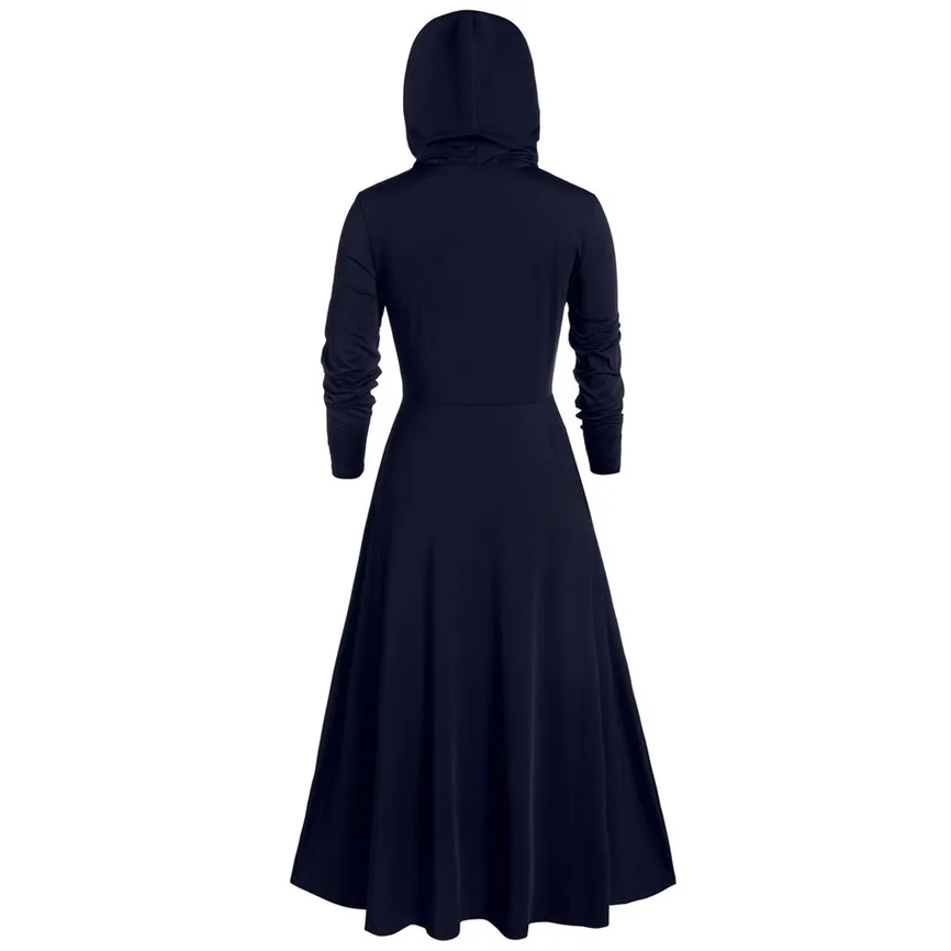 Платье женская маска на Хеллоуин в виде черепа чистый цвет пуловер с длинным