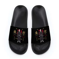 tokyo revengers anime toe slippers flip flop cos sandals beach shoes for women men daily indoor outdoor activities 2021 summmer