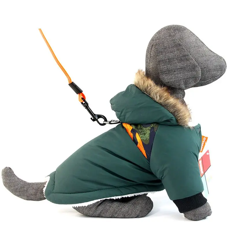 

New Dog Winter Waterproof Clothes Puppy Pet Jacket Thicken Warm Coat With Hat For Small Medium Dogs Chihuahua French Bulldog