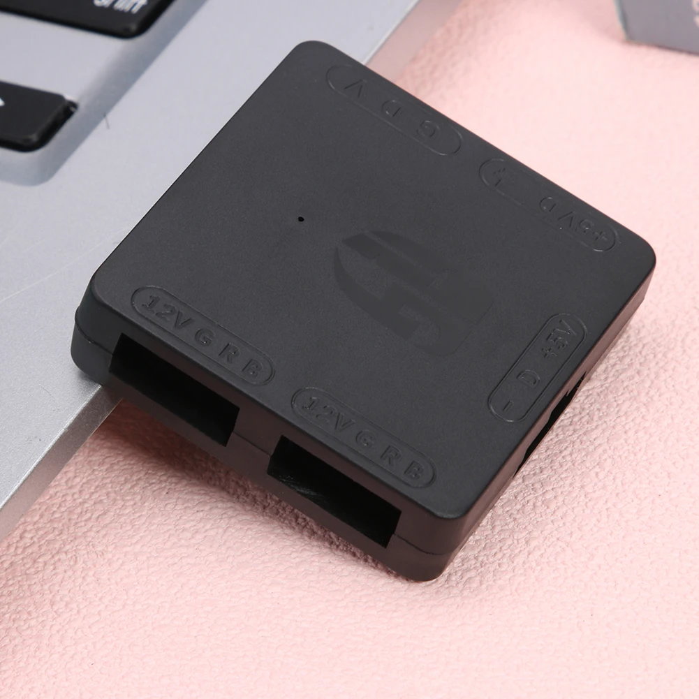 5 в 3 Pin до 12V 4 преобразователь RGB концентратор Простая установка 5V материнская