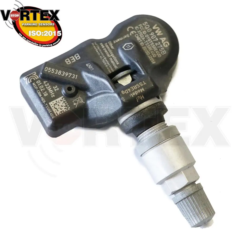 Датчик контроля давления в шинах 4 шт. 433 МГц TPMS для Audi Skoda A3 A7 A6 Volkswagen VW Porsche Bentley