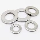 50 шт., плоская шайба M1.6 M2 M2.5 M3 M3.5 M4 M5 M6 M8 M10 304 из нержавеющей стали, утолщенная шайба, металлическая шайба
