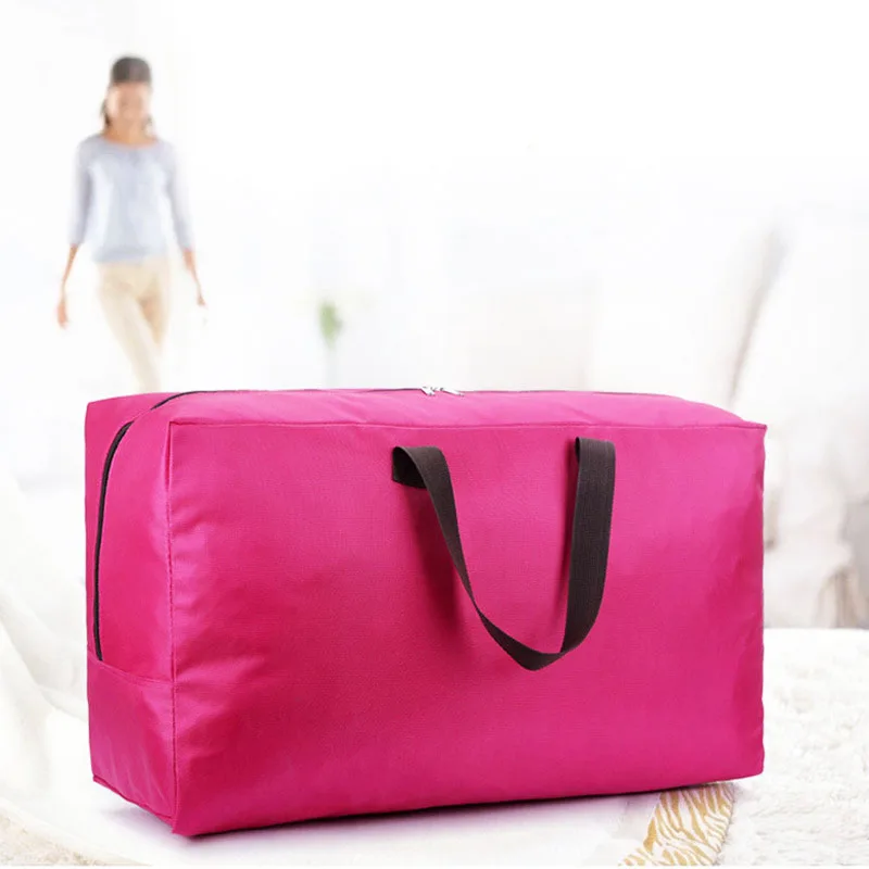 

Утолщенная ткань Оксфорд, сумка для хранения, Вместительная женская сумка для отделки одежды, домашняя Портативная сумка для хранения