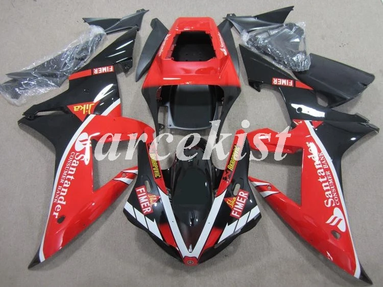 

4Gifts New ABS Motorcycle Fairing kit Fit For Yamaha Yzf R1 2002 2003 yzf1000 R1 02 03 Full Fairings set Motul Red black