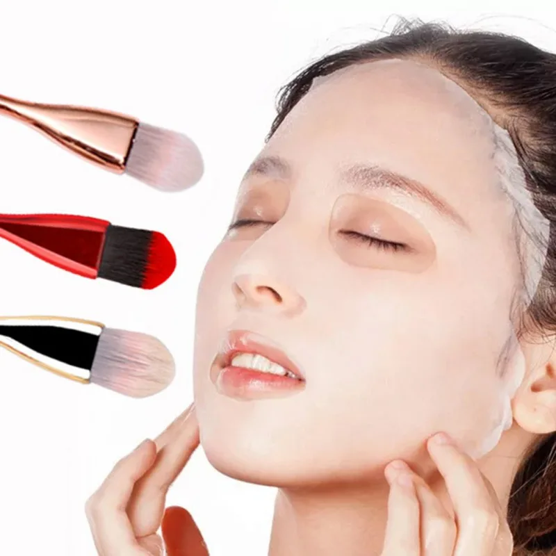 Щетка для пудры из нейлона с пластиковой ручкой щетка румяна маска элегантные и