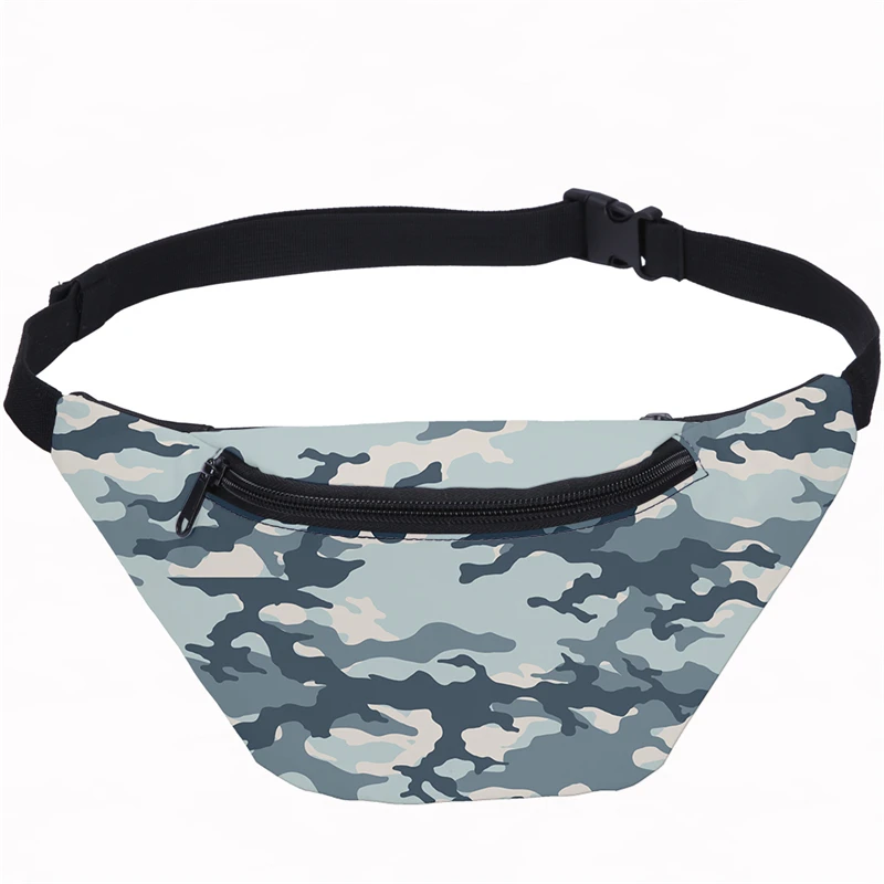 Мужская поясная сумка Banana Fruit с принтом в стиле хип-хоп на молнии для телефона