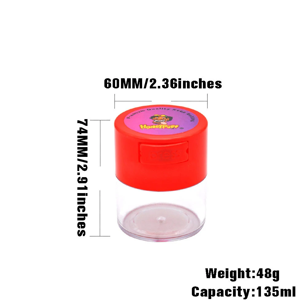 Пластиковый герметичный бак для хранения табака диаметром 60 мм гидравлический