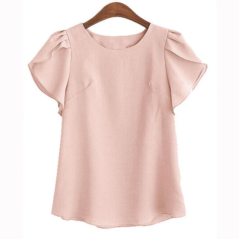 

Kekeplus M-5XL Women's Clothing 2021 Summer Short Sleeve Blouses Fashion Ladies Top Shirts Female Tunics Camisas Femininas 6032