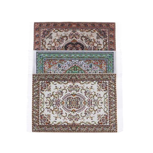 Новый коврикковерковрик в турецком стиле, напольные покрытия для кукольного домика, декор мебели для любых комнат, миниатюрный кукольный домик 112