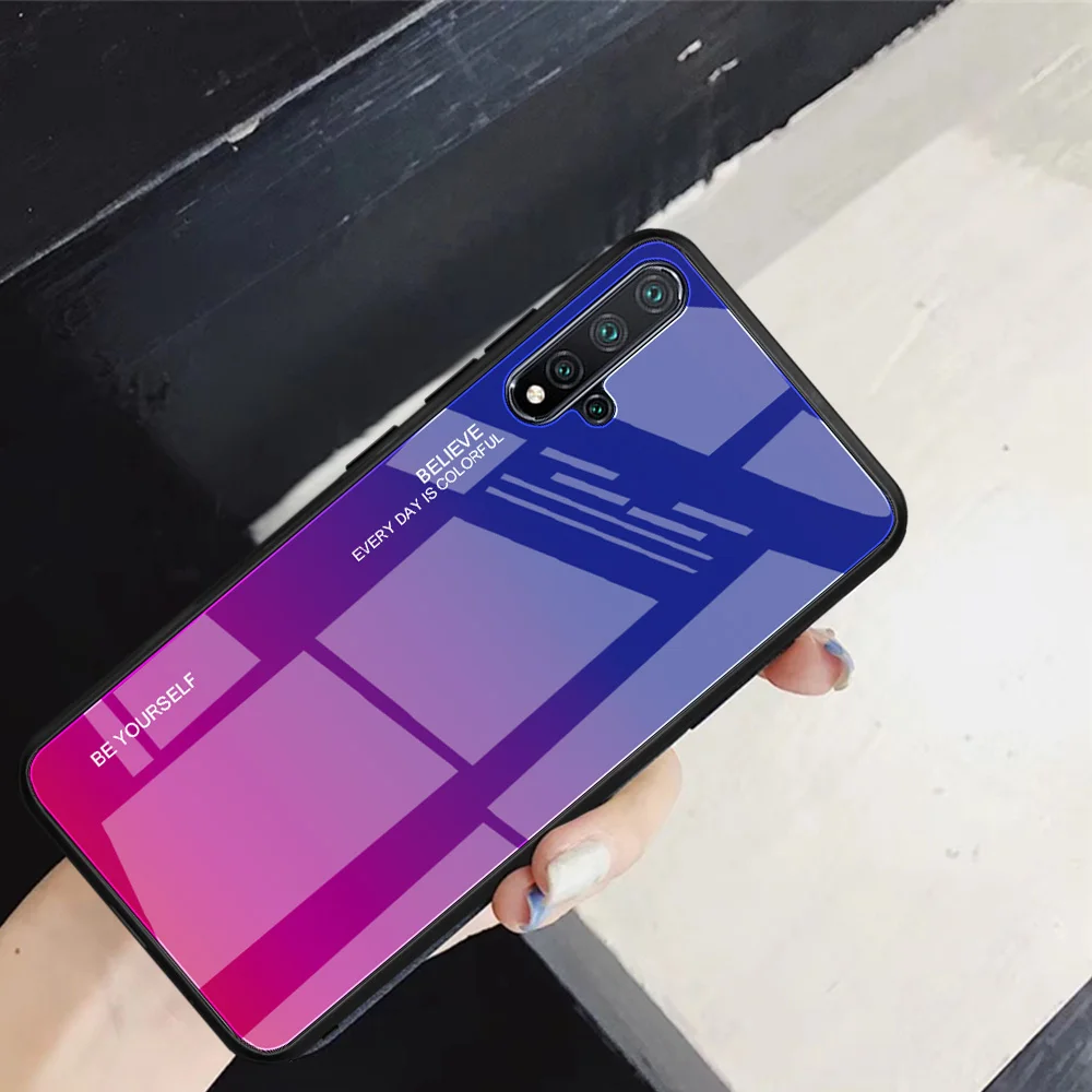 Для Huawei Honor 8S 8A 8X10 20 9X Pro P20 P30 Lite Y5 Y6 Y7 Prime Y5 MAR-LX1M закаленное Стекло чехол TPU рамки