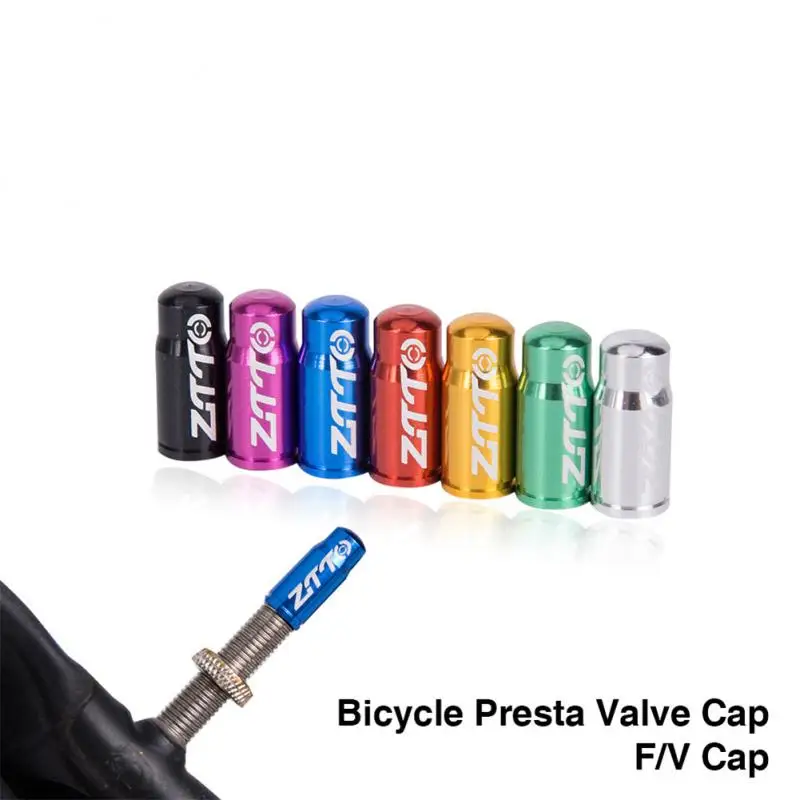 

ZTTO Aluminum Alloy Bicycle Mountain Bike Road Bike Method Nozzle Valve Cap French Mouth Valve Cap Outdoor Cycling Accessories