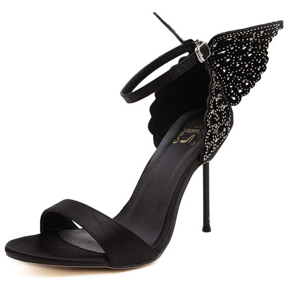 DORATASIA INS/популярные женские пикантные босоножки на высоком тонком каблуке